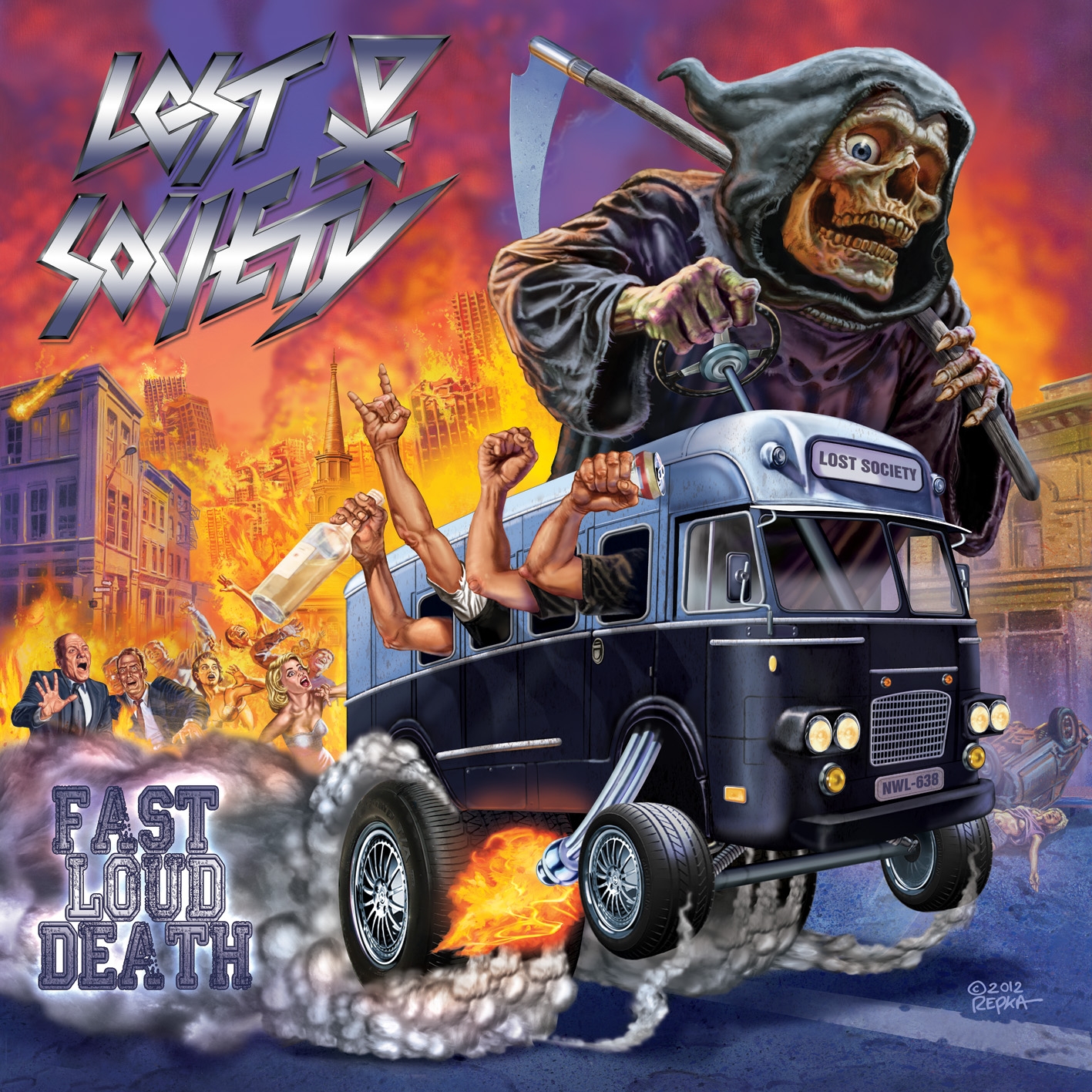  - Lost Society - Fast Loud Death - Artwork